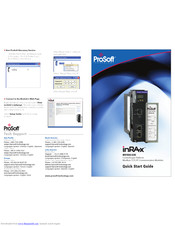 ProSoft Technology inRax MVI56E-GSC Quick Start Manual