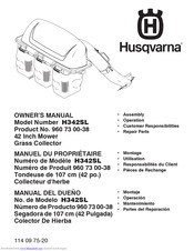 Husqvarna H342SL Owner's Manual