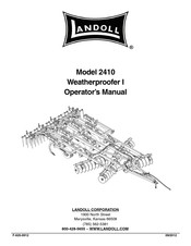 Landoll Weatherproofer I 2410 Operator's Manual