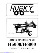 Husky H6000 Operator's Manual