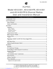 GAI-Tronics 4514-001 User And Installation Manual