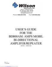 Wilson Electronics BD800AM User Manual