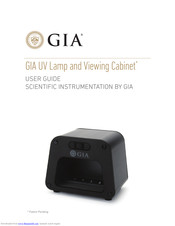 GIA UV Lamp and Viewing Cabinet User Manual