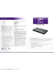 RTI VTX-T Reference Manual