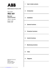 Abb REC 561 User Manual