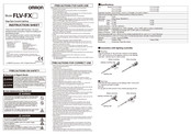 Omron FLV-FX100R Instruction Sheet