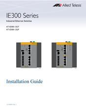Allied Telesis AT-IE300-12GP Installation Manual