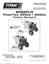 Titan Speeflo PowrTex 600DD Owner's Manual