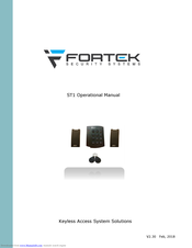 Fortek Security Systems ST1 Operational Manual