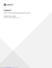 Vertiv Liebert CW340 Installer/User Manual