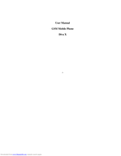 Blu Diva X User Manual