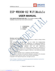 Espressif Systems ESP-WROOM-02 User Manual