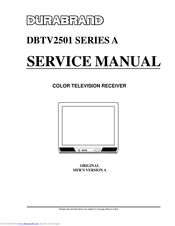 Durabrand DBTV2501 SERIES Service Manual