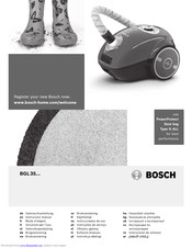 Bosch BGL35 Instruction Manual