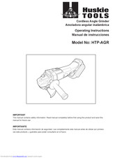 Huskie Tools HTP-AGR Operating Instructions Manual