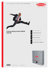 Fronius 250/30 DCD DF Operating Instructions Manual