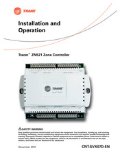 Trane Tracer ZN521 Installation And Operation Manual