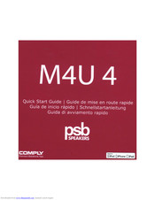 PSB M4U 4 In-Ear Monitor Quick Start Manual