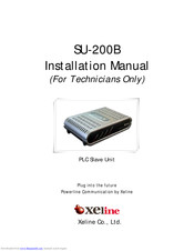 Xeline SU-200B Installation Manual