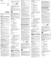 Sony SRS-XB501G Reference Manual