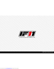Creation Model Infinity IF11 Instruction Manual