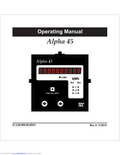 Sifam Tinsley Alpha 45 Operating Manual