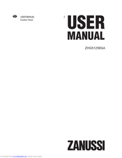 Zanussi ZHG51250GA User Manual