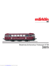 marklin VT 98 Manual
