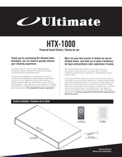 Ultimate HTX-1000 Owner's Manual