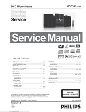Philips MCD395/58 Service Manual