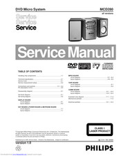 Philips MCD280/30 Service Manual