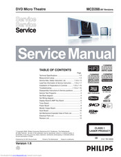 Philips MCD288/12 Service Manual