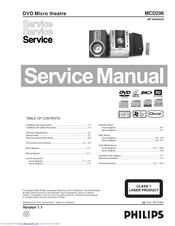 Philips MCD296 Service Manual
