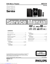 Philips MCD170/05 Service Manual