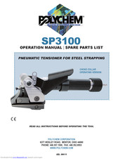 Polychem SP3100 Operation Manual And Spare Parts List