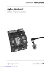 GRUNDFOS LiqTec Installation And Operating Instructions Manual