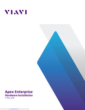 Viavi Apex Enterprise G3-APEX-ENT-32T Hardware Installation