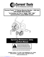 Current Tools RotaBoom 700SP Operating, Maintenance, Safety And Parts Manual