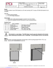 Pdi PD251-028 Installation Instructions