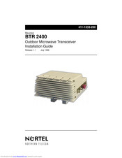 Nortel BTR 2400 Installation Manual