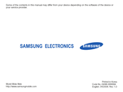 Samsung SGH-i908E User Manual