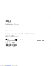 LG PD251P Simple Manual
