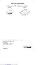 Kohler K-2330 Installation Manuals