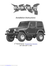 Fabtech FTS24001 Installation Instructions Manual