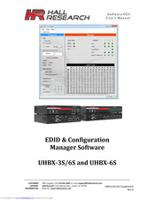 Hall Research Technologies UHBX-6S User Manual