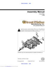 GREAT PLAINS Turbo Max 3.0M Assembly Manual