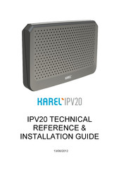 Karel IPV20 Technical Reference And Installation Manual