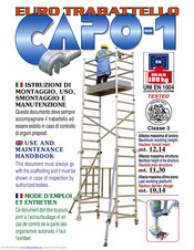 FACAL CAPO-1 Use And Maintenance Handbook