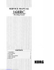 Korg 168RC Service Manual