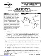 Protecta Standing Seam Roof Anchor User Instruction Manual